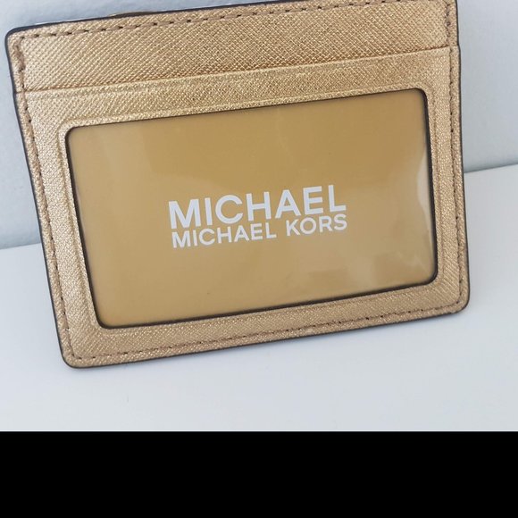 Michael Kors Leather Card Holder - Jet Set Travel - Picture 3 of 3